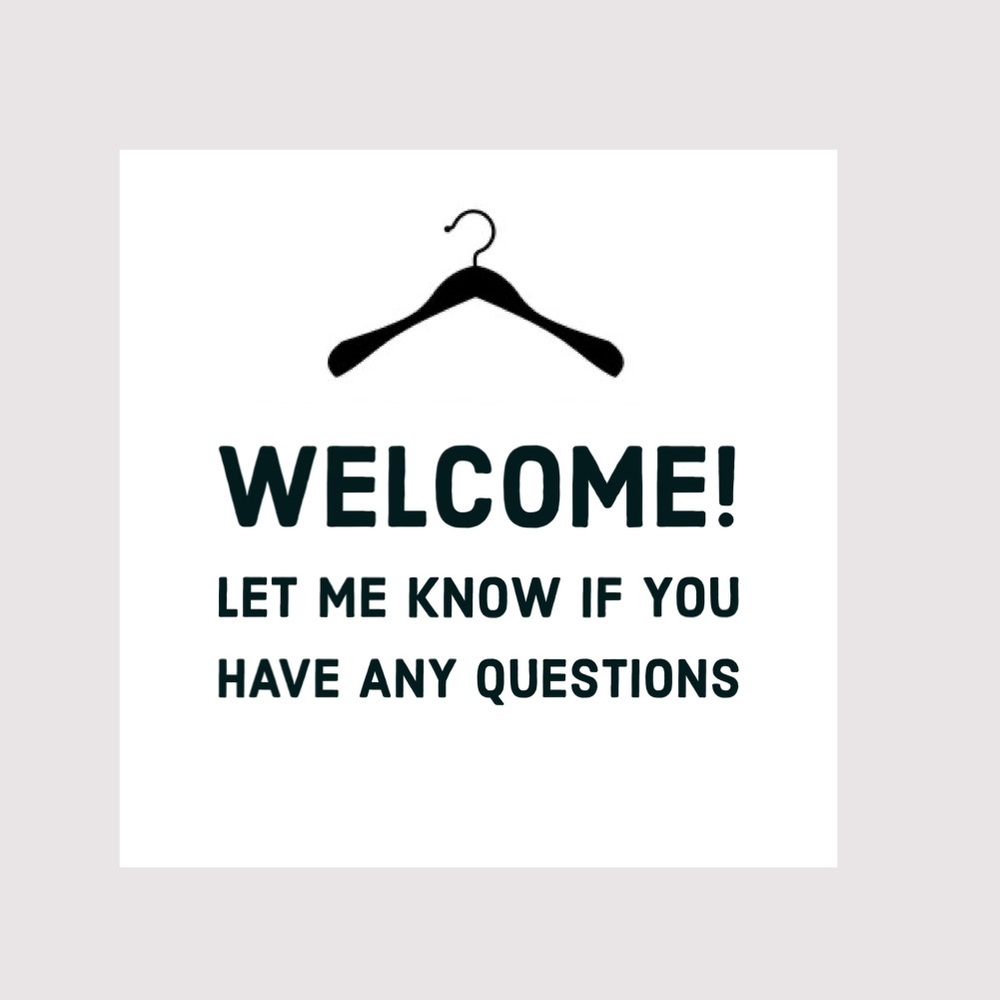 Welcome to my closet !